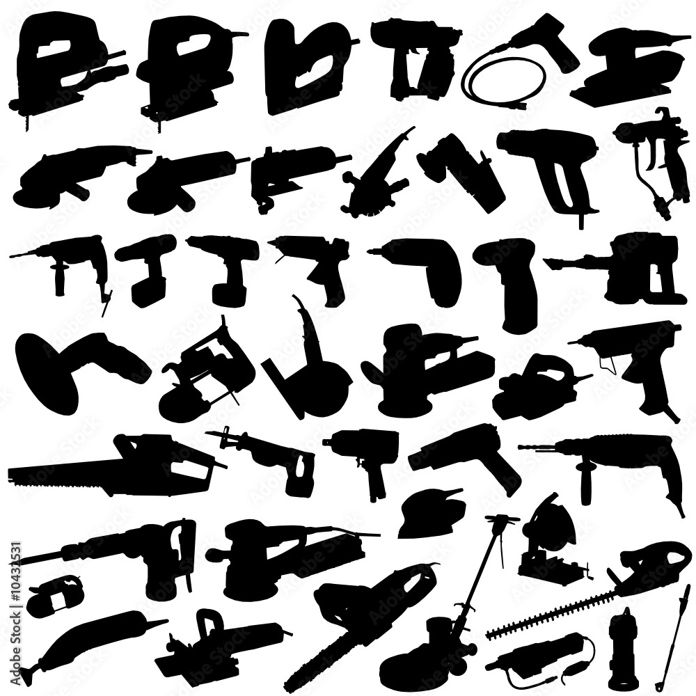 power tools vector
