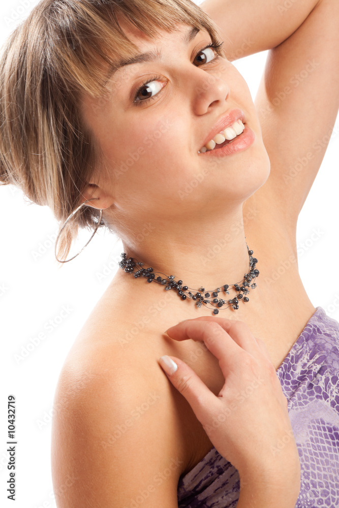 Portrait of a smiling teen girl