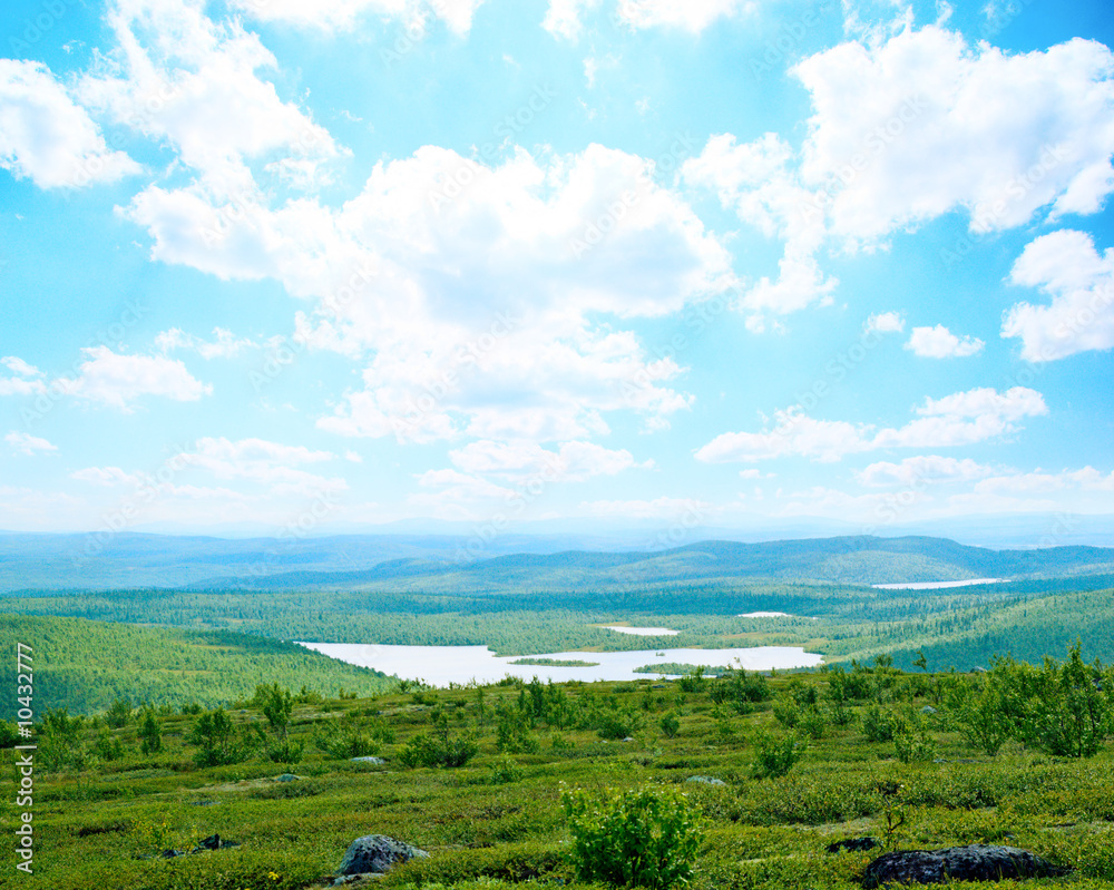 landscape of north mountain lakes landscape of north mountain lakes