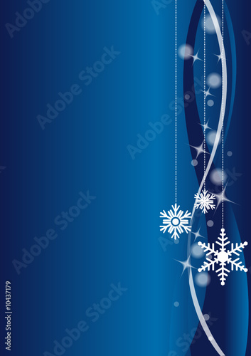 SFONDO NATALE VERTICALE BLU