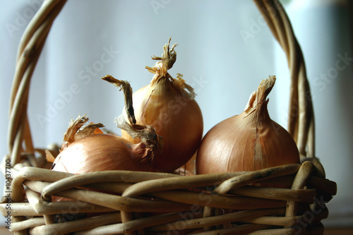 panier d'oignons photo