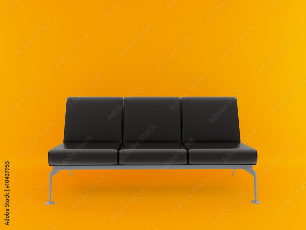 Fototapeta premium High resolution image interior. 3d illustration modern interior.