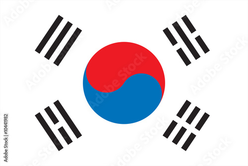 Korea Flag High Resolution