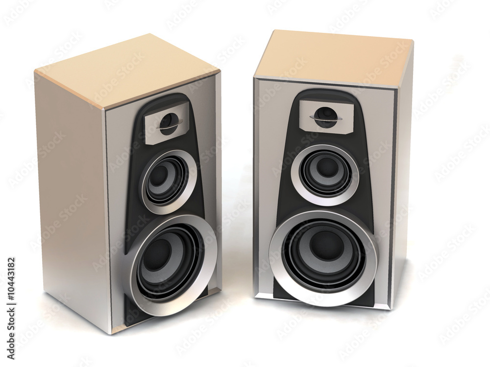 Obraz premium Great loud speakers. 3d