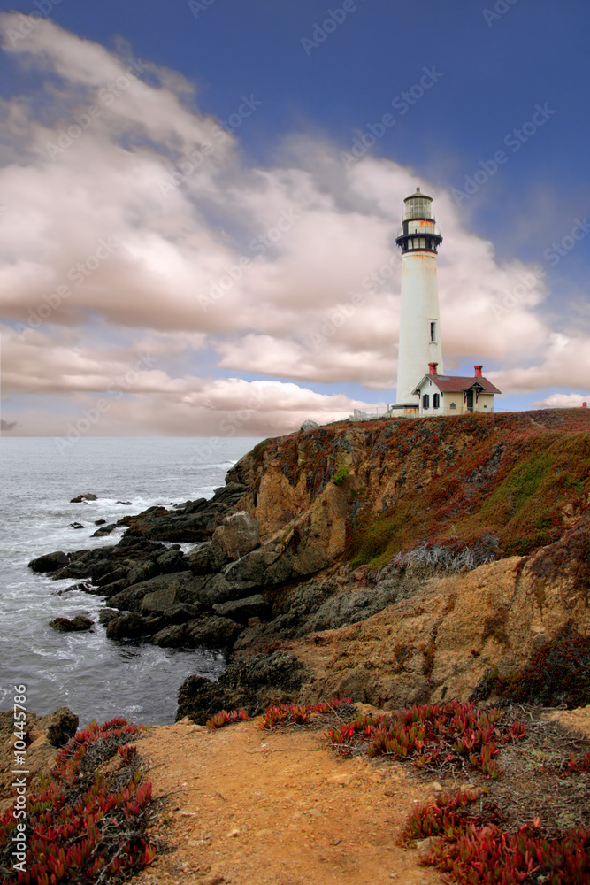 Lighthouse Along the Coast of California
