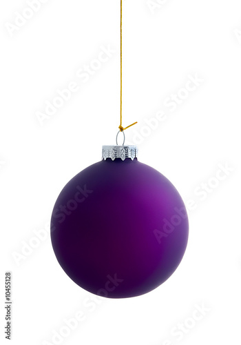 Christmas Tree Decoration. Isolated over white background.