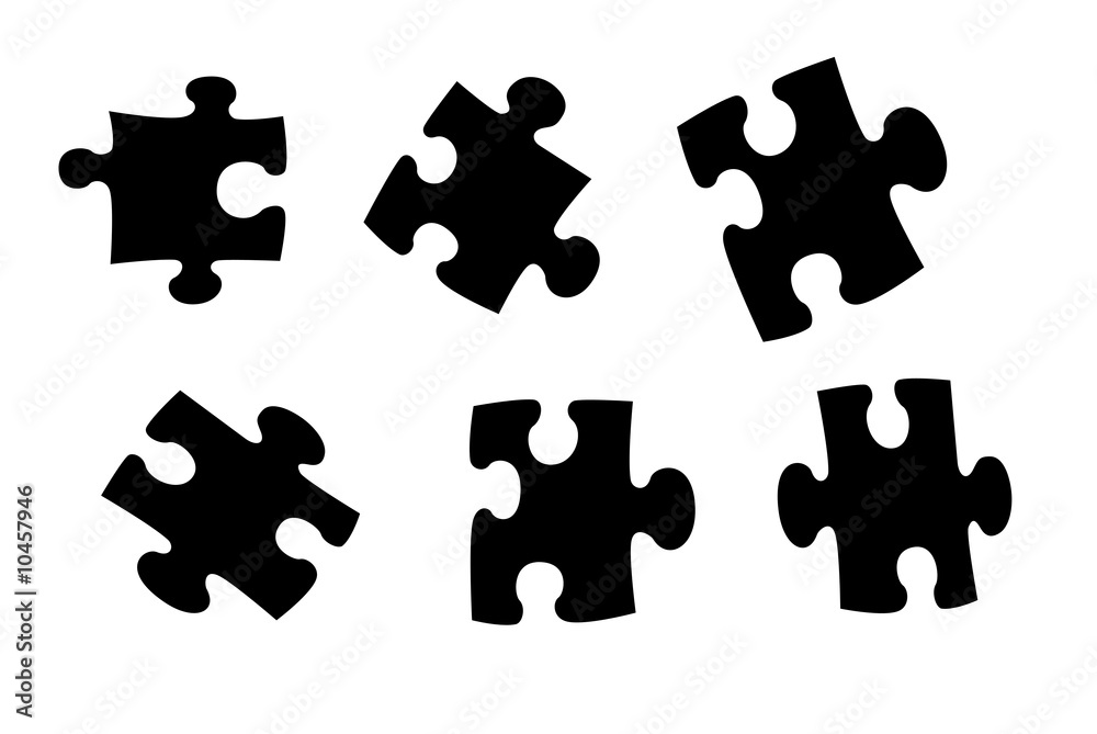 Fototapeta premium pieces of puzzle