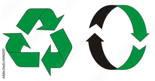 Recycling symbols
