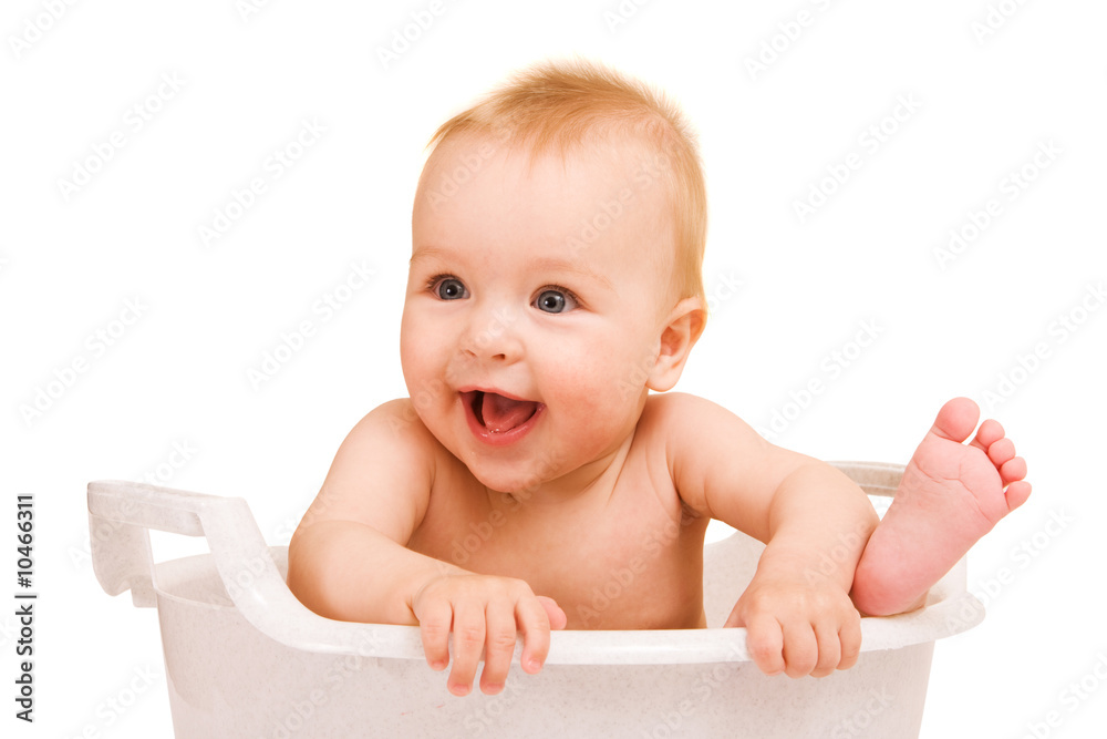 custom made wallpaper toronto digitalCute baby having bath in white tub