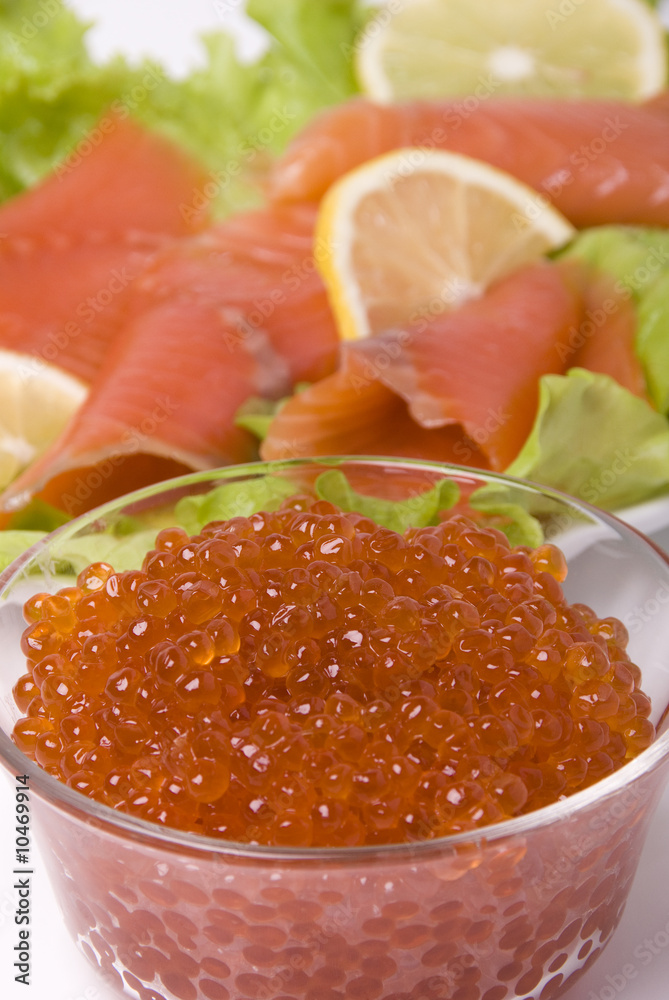 Caviar and fish Caviar and fish