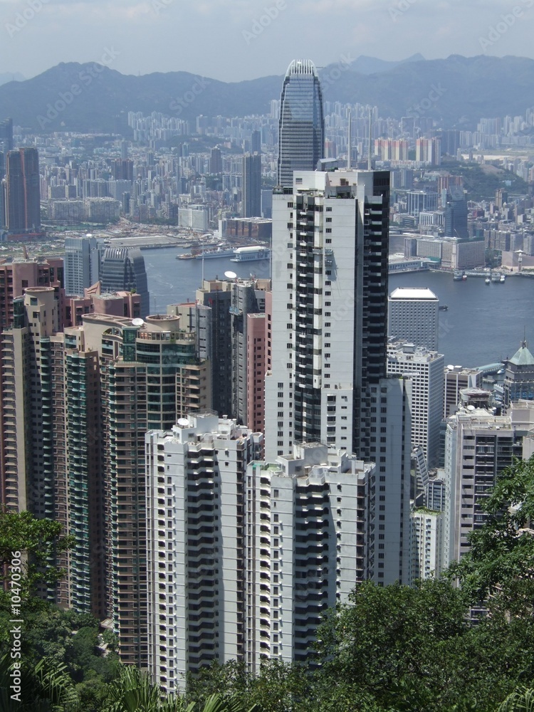 Fototapeta premium Hong kong from Victoria Peak