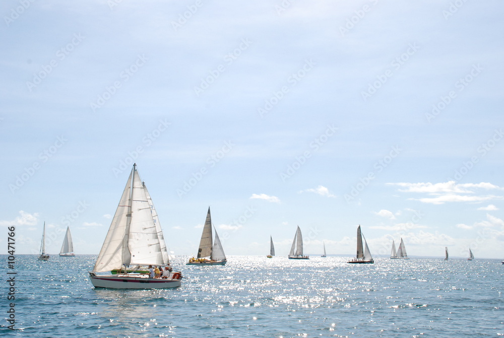 Obraz premium bâteaux en mer