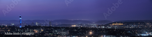 Panoramic view of Pretoria in South Africa. HDR type image photo