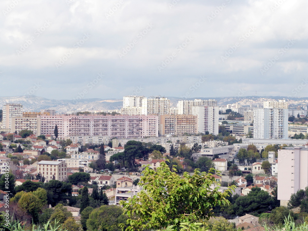 Obraz premium Vue générale de Marseille, France.