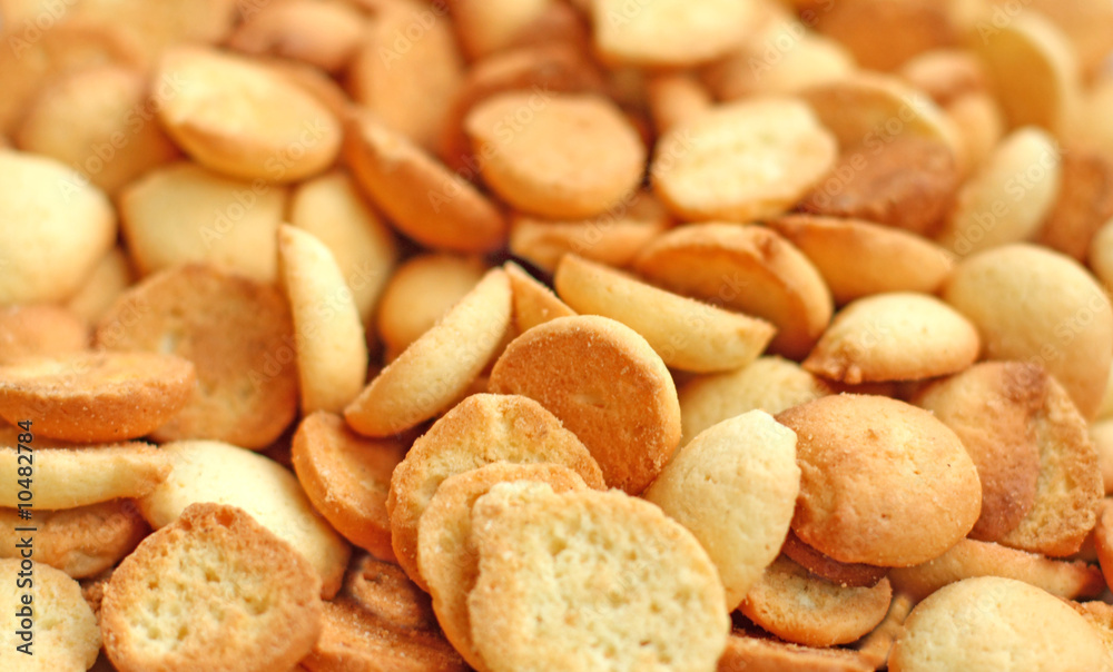 Close up of the biscuits for the background Close up of the biscuits for the background