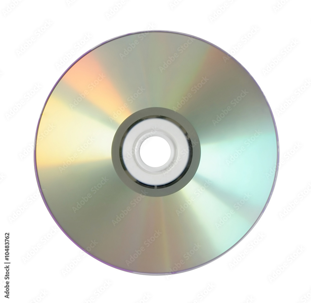 Laser disk on a white background. Laser disk on a white background.