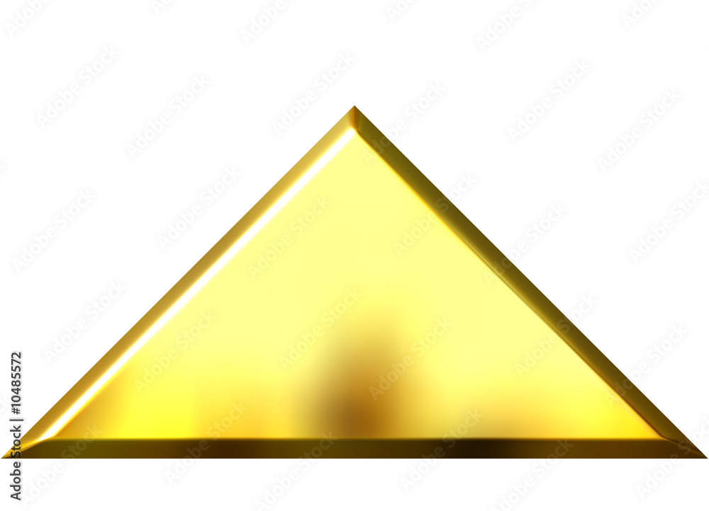 3d golden pyramid 3d golden pyramid