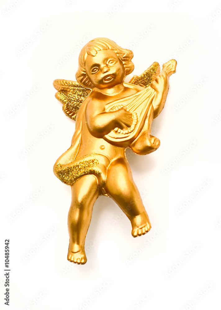 Fototapeta premium Figure angel-Cupid isolated on a white background
