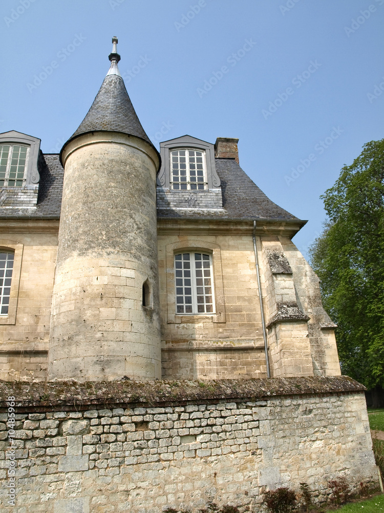 Old house in french abbey