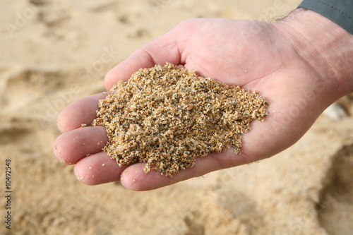 Sand in the hand