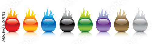burn buttons