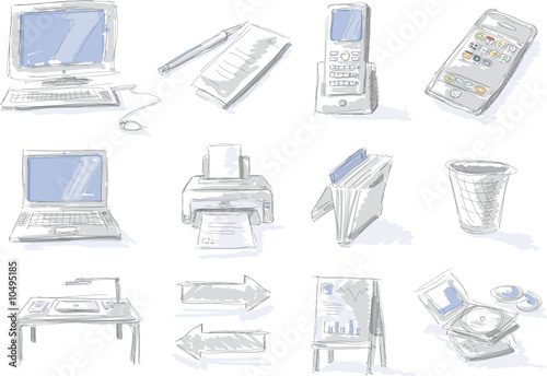 Büro Piktogramme