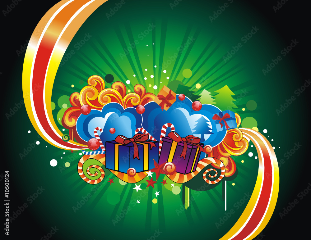 Fototapeta premium Christmas Vector