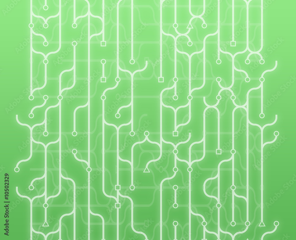 Abstract illustration of circuitry electronic pattern design