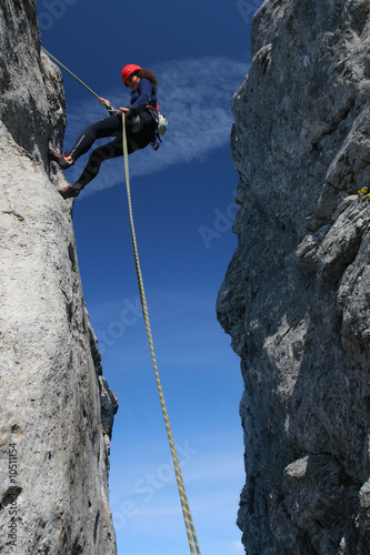 Obraz na plátne Rock climbing