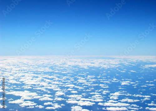 Fototapeta Naklejka Na Ścianę i Meble -  Above the clouds (38000 ft, Caribbean Sea)