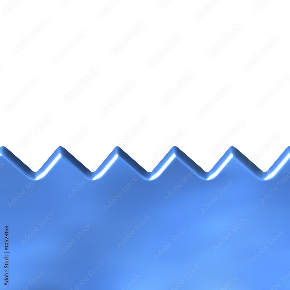 Sea waves isolated in white Sea waves isolated in white