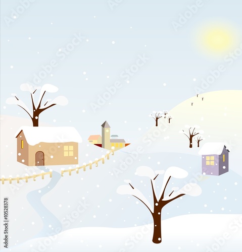 Winterszene - winter landscape