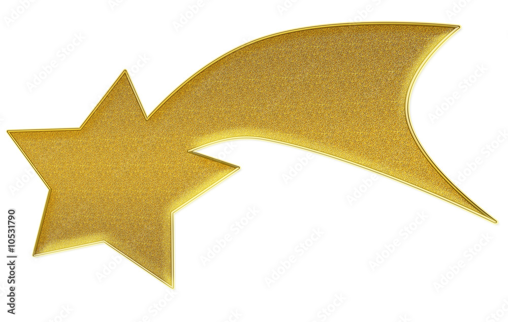 Obraz premium sternschnuppe - gold