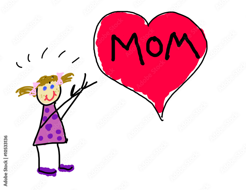 Child's Love of Mom Child's Love of Mom