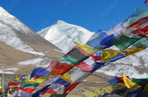 Bandiere Tibetane in Ladakh photo