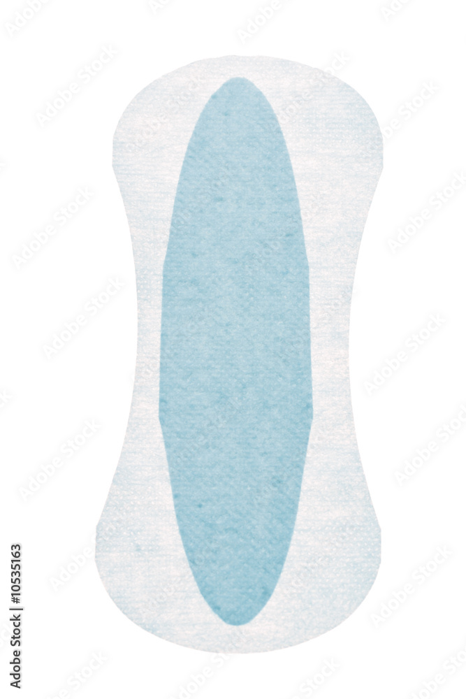 Pantyliner isolated on white background Pantyliner isolated on white background