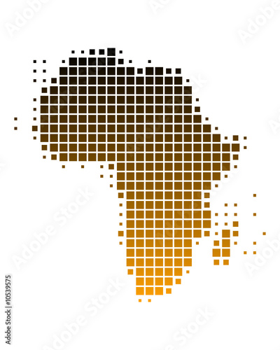 Karte von Afrika
