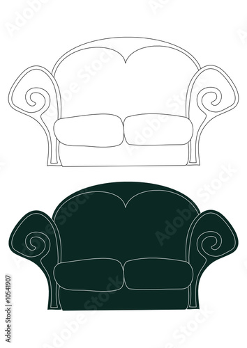 Vintage couch.