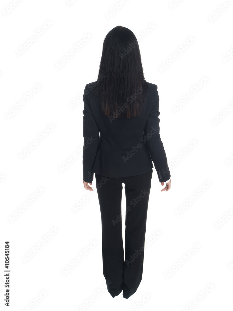 Isolated studio shot of a businesswoman Isolated studio shot of a businesswoman