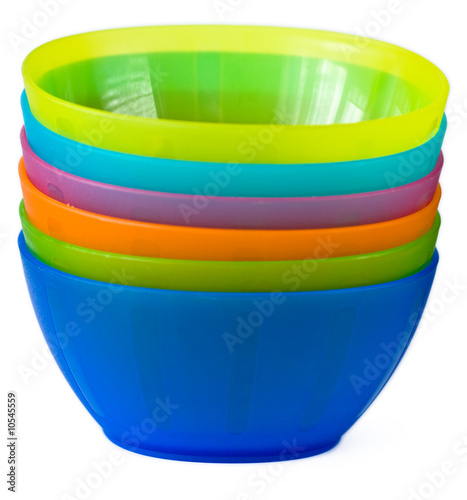 baby color plastic dishes