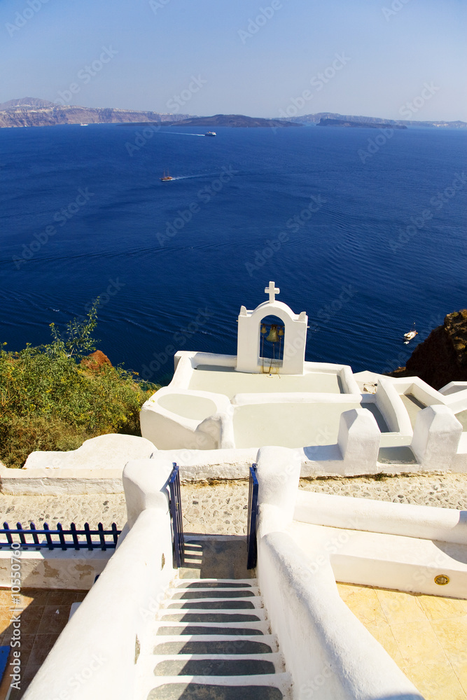 Fototapeta premium Sea view, Santorini, Greece