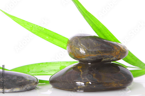Photography stones zen isolated on white