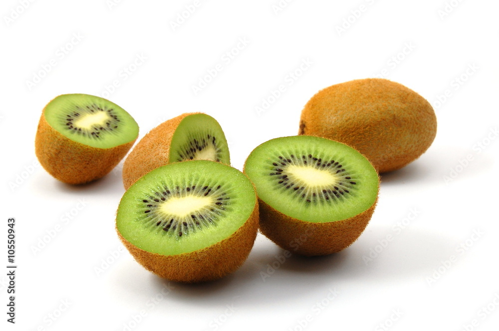 healthy green kiwi fruit isolated on white background healthy green kiwi fruit isolated on white background