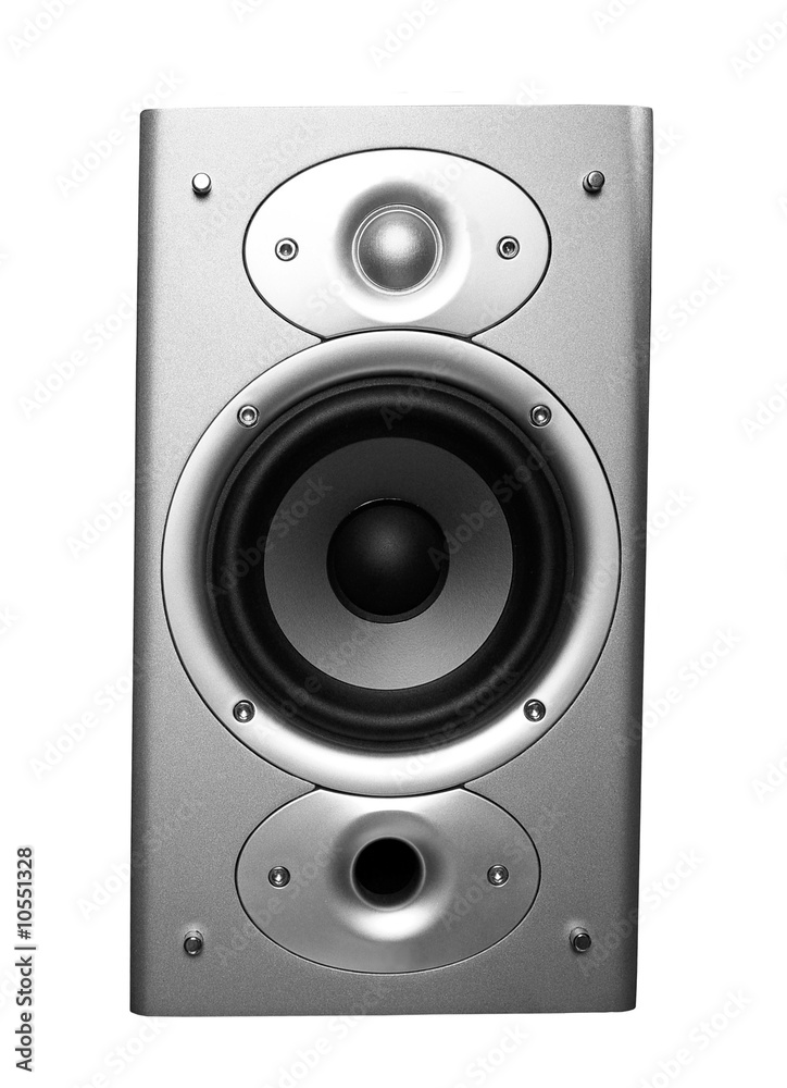 stereo speaker isolated on white background