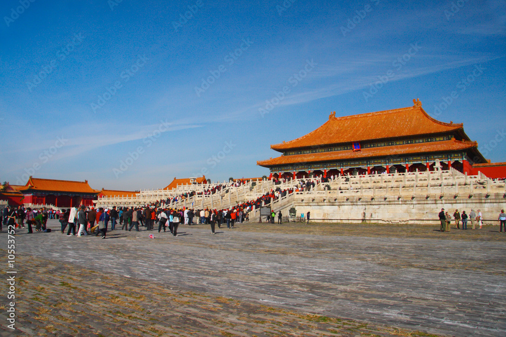 Inside the Forbidden City in Beijing. Inside the Forbidden City in Beijing.
