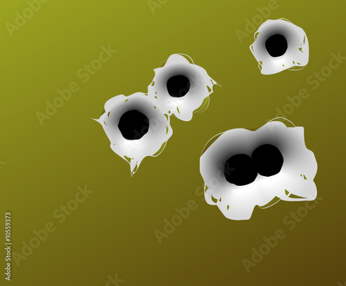 Bullets impacts