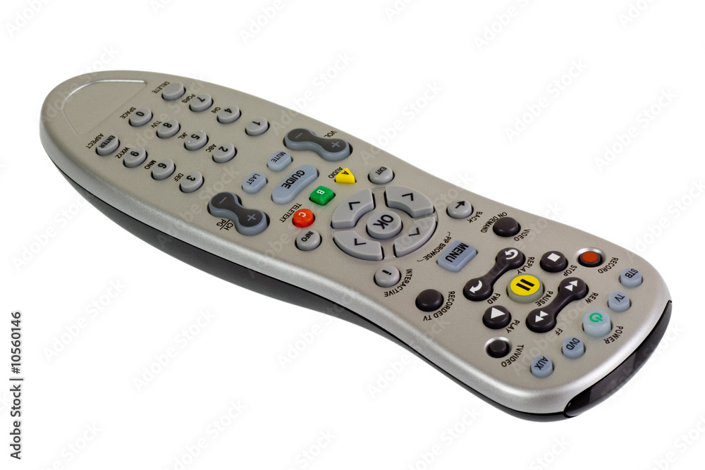 Remote control isolated on white background. Remote control isolated on white background.