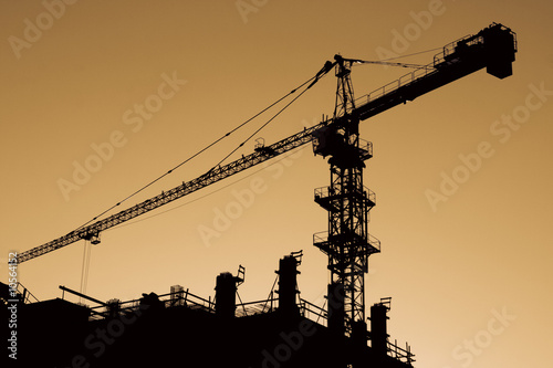 High Crane at sunset.