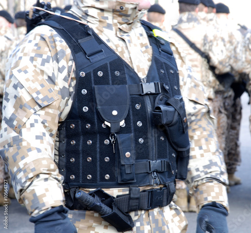 Obraz na plátně Military police regimentals.
