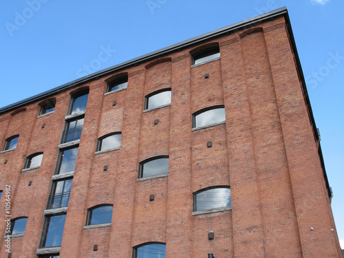 old industrial brick building